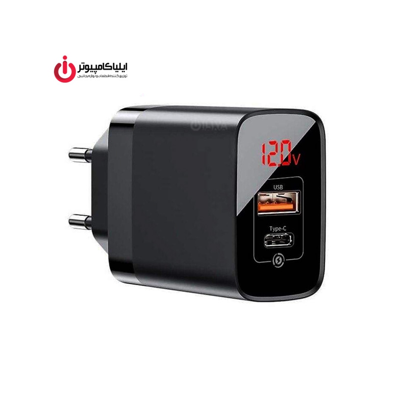 شارژر دیواری دو پورت Qualcomm3.0 برند بیسوس مدل CCJMHC-A01