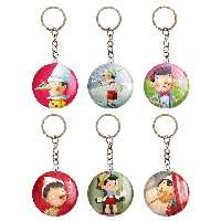  جاکلیدی خندالو طرح پینوکیو کد 299A مجموعه 6 عددی 