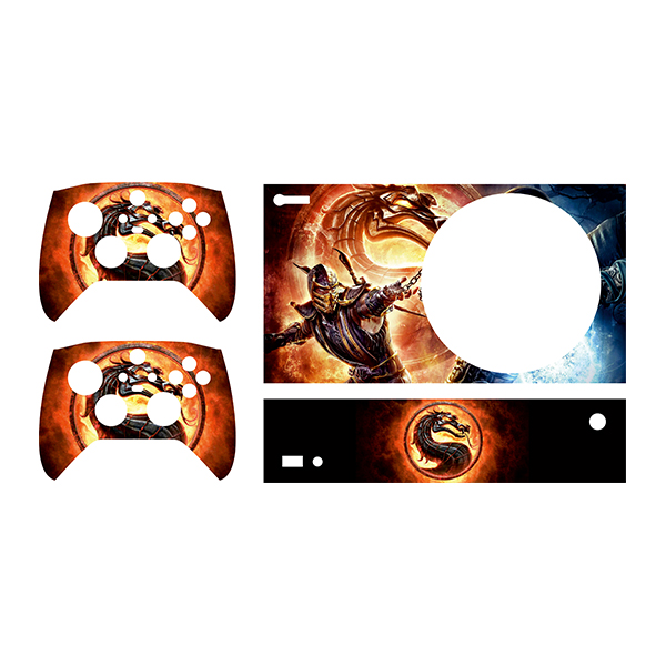 برچسب کنسول بازی ایکس باکس سری اس مدل mortal kombat کد 2 مجموعه 4 عددی