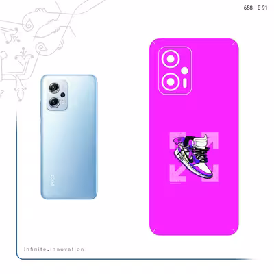برچسب پوششی ماهوت مدل Nike Air Sneaker Digital Art مناسب برای گوشی موبایل شیائومی Poco X4 GT