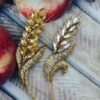 گندم جواهر نشان     رنگ طلایی و نقره ای    