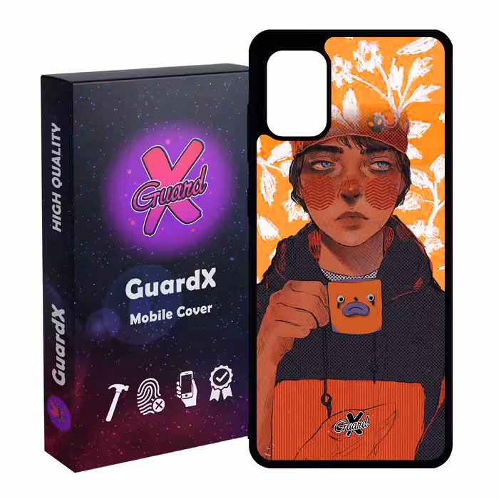 کاور گارد ایکس طرح Girl مدل Glass10319 مناسب برای گوشی موبایل سامسونگ Galaxy A31