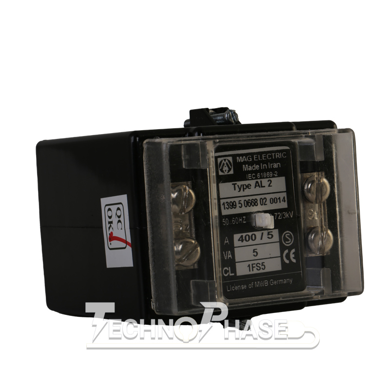 ترانسفورماتور جریان (CT) 600/5 مگ الکتریک cl:1 مدل AL2