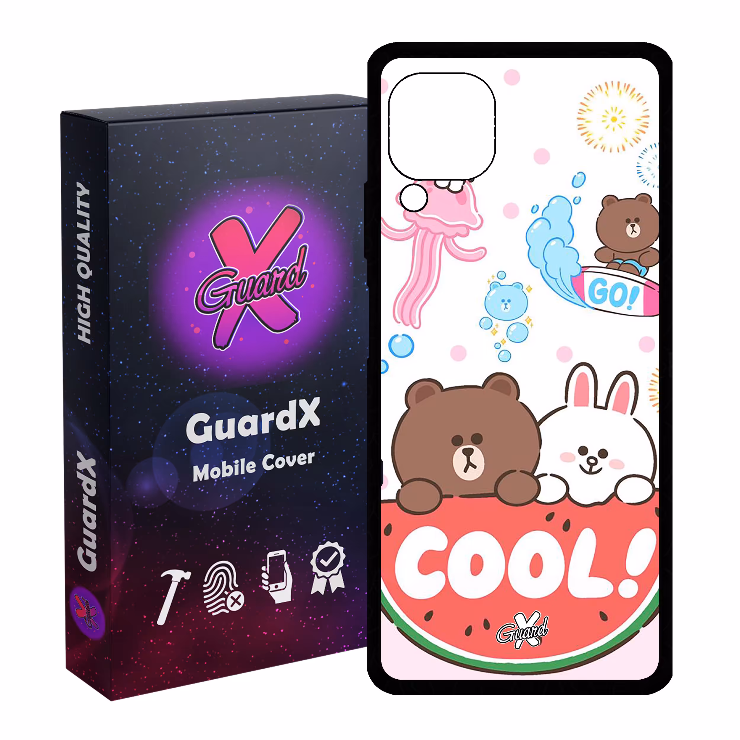 کاور گارد ایکس طرح Cool مدل Glass10071 مناسب برای گوشی موبایل هوآوی Nova 7i / Nova 6 SE / P40 Lite