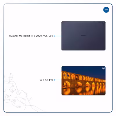 برچسب پوششی ماهوت مدل Si-O-Se-Pol مناسب برای تبلت هوآوی Matepad T10 2020 AGS-L09