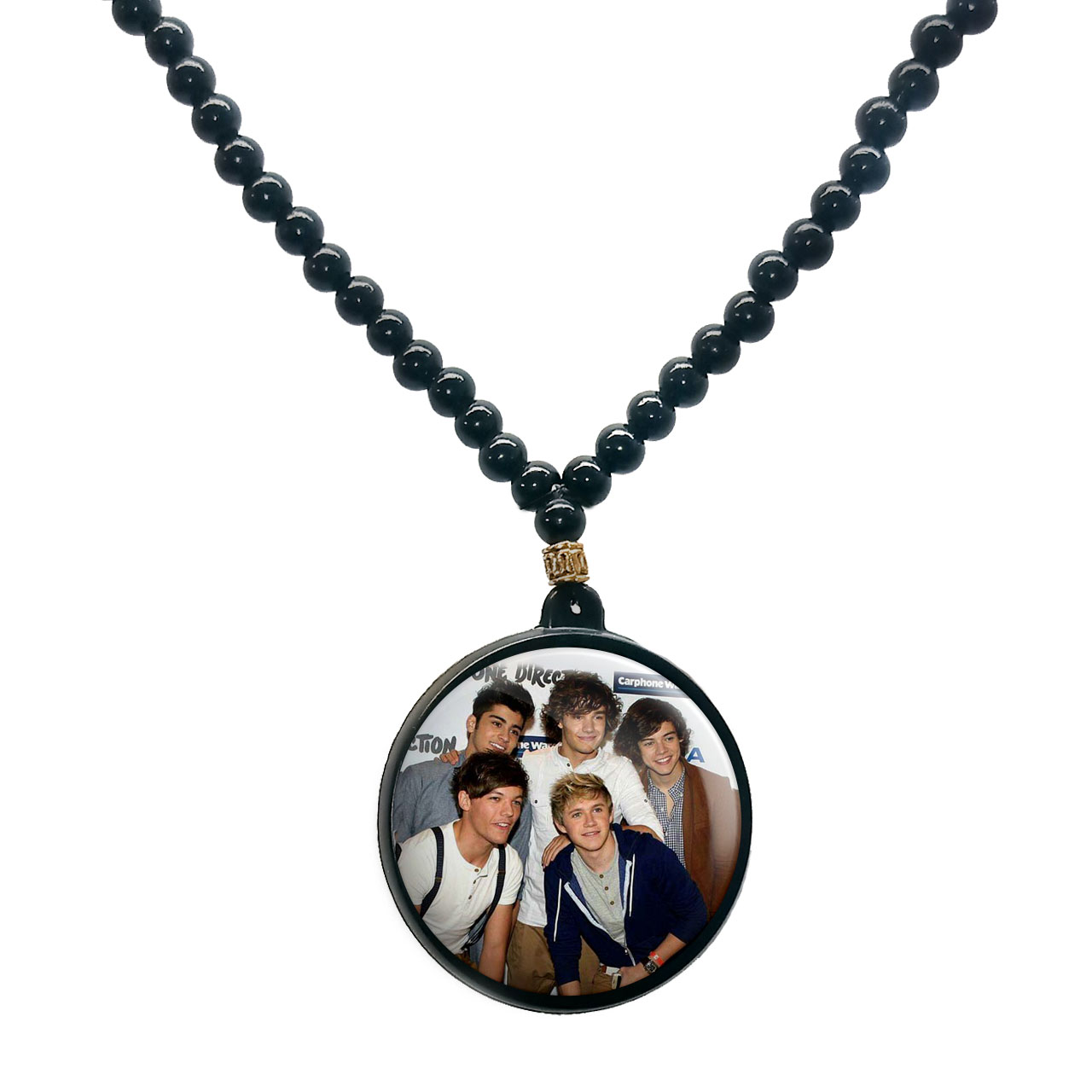 گردنبند پرمانه طرح One Direction کد pmd.13630 مدل دو طرفه