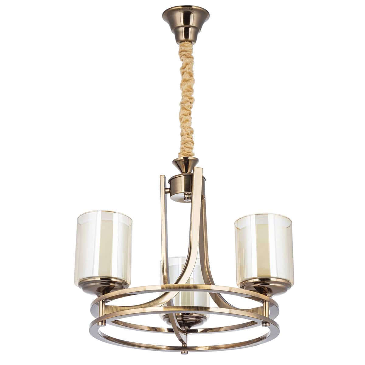 لوستر 3 شعله چشمه نور کد N2667-3