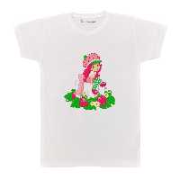 تی شرت بچگانه پرمانه طرح دختر توت فرنگی کد pmt.5176