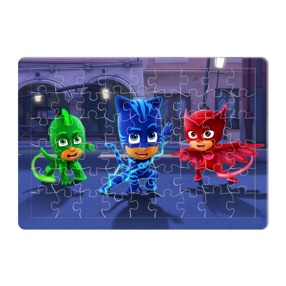 پازل 54 تکه طرح PJ Masks مدل P0080