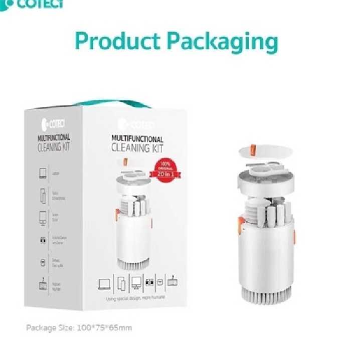 کیت نظافت دستگاه‌های الکترونیکی کوتتسی Coteci Multifunctional 20in1 Cleaning Kit 75003