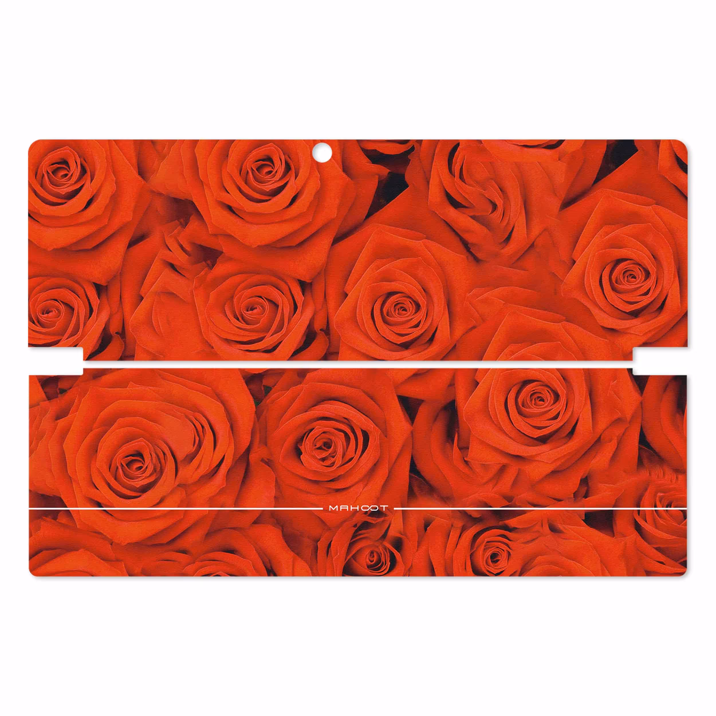 برچسب پوششی ماهوت مدل Red-Flower مناسب برای تبلت لنوو Miix 510 2016