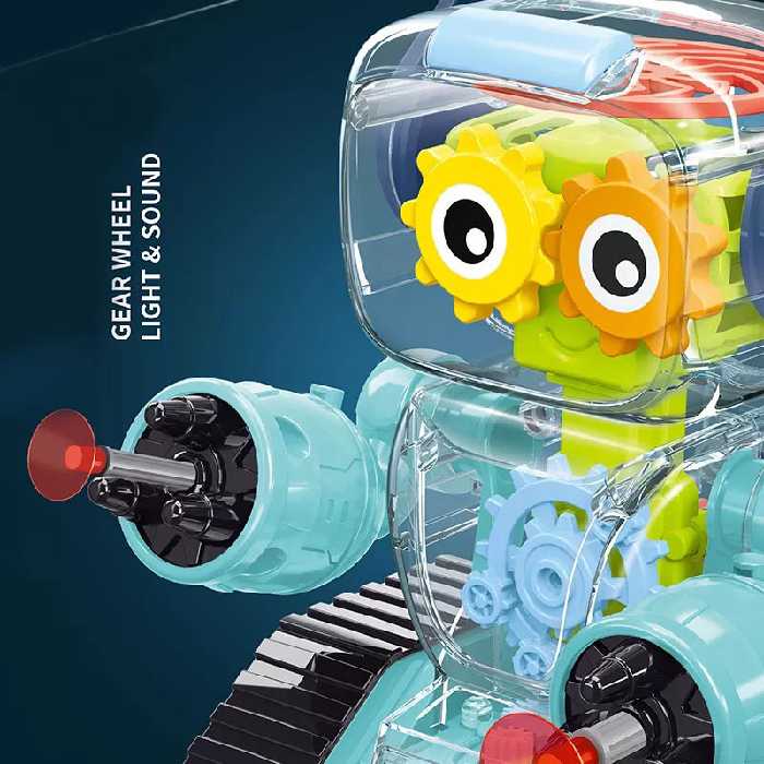 ربات مدل چرخ دنده ای موزیکال و تیرانداز
