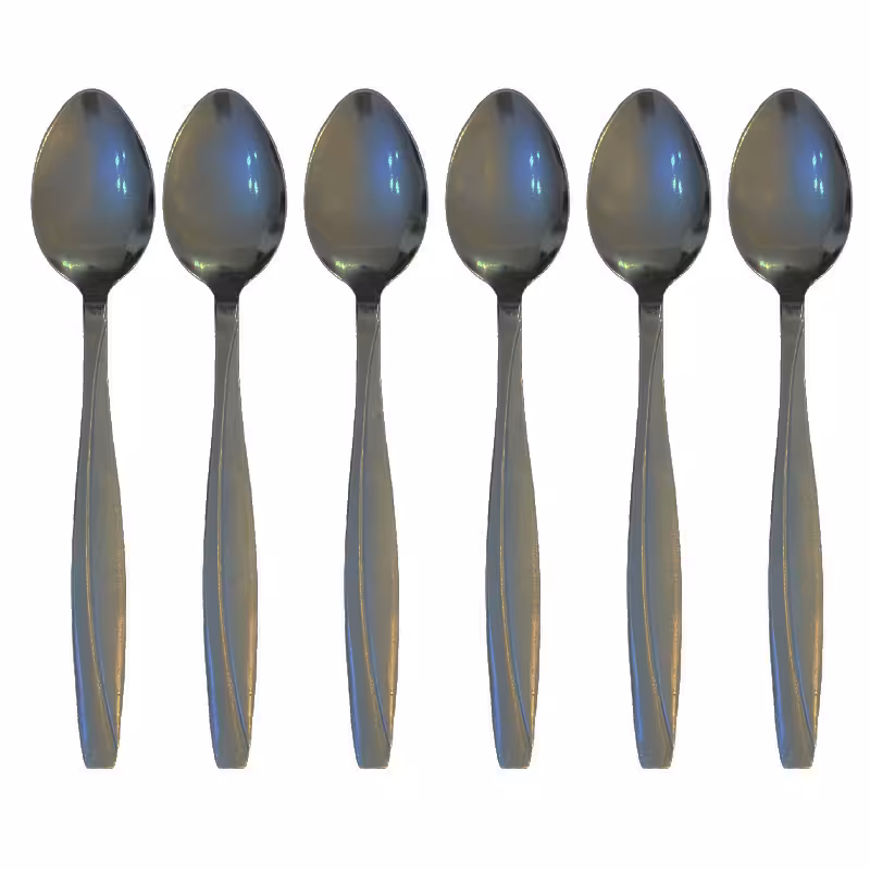 قاشق چای خوری مدل مایزی مجموعه 6 عددی