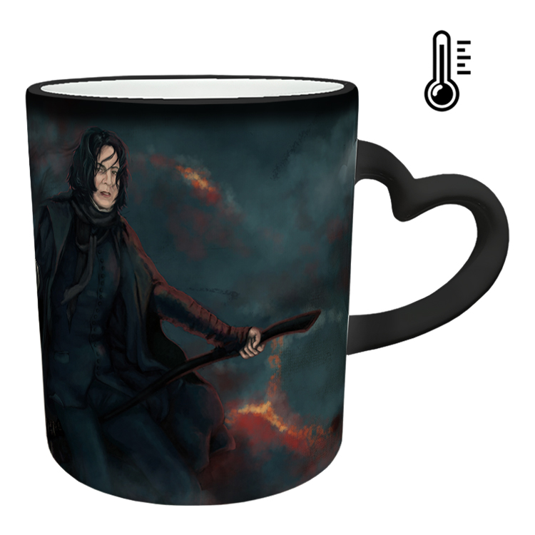 ماگ حرارتی مدل دسته قلبی طرح هری پاتر کد 12