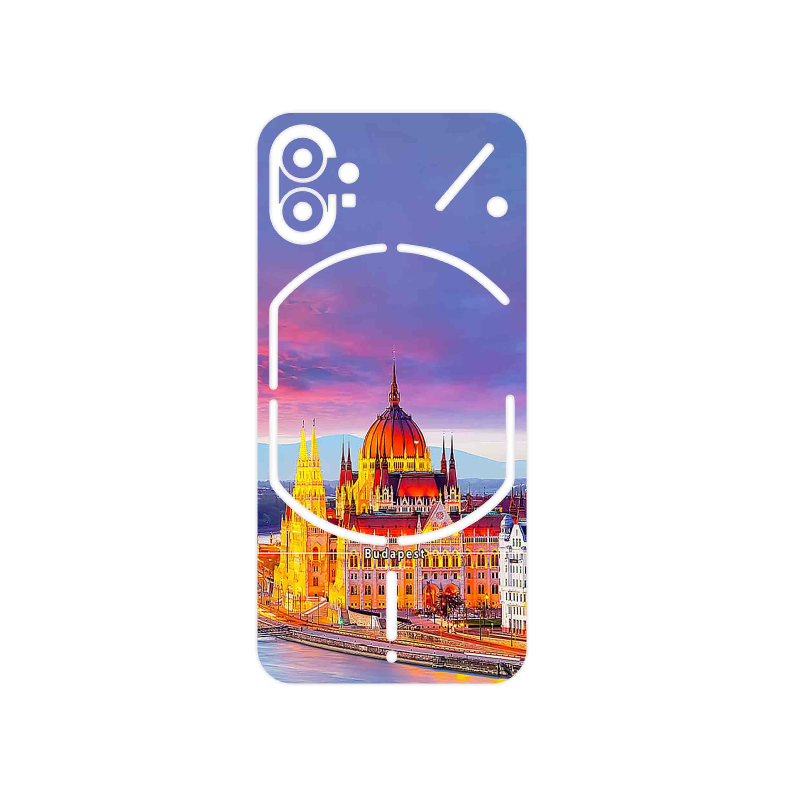 برچسب پوششی ماهوت مدل City of Budapest مناسب برای گوشی موبایل ناتینگ Phone 1