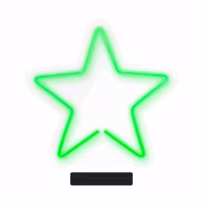 چراغ رومیزی ریموت دار مدل STARS-GL_GR-GLASS
