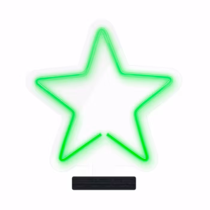 چراغ رومیزی ریموت دار مدل STARS-GL_GR-GLASS