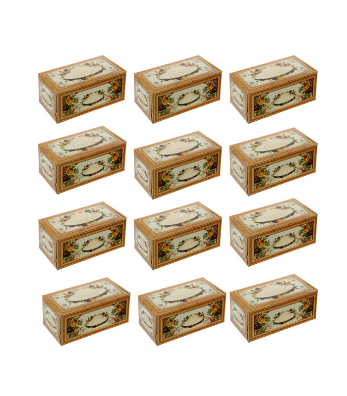 دستمال کاغذی گلریز مدل 002 طرح گلدن بسته 12 عددی