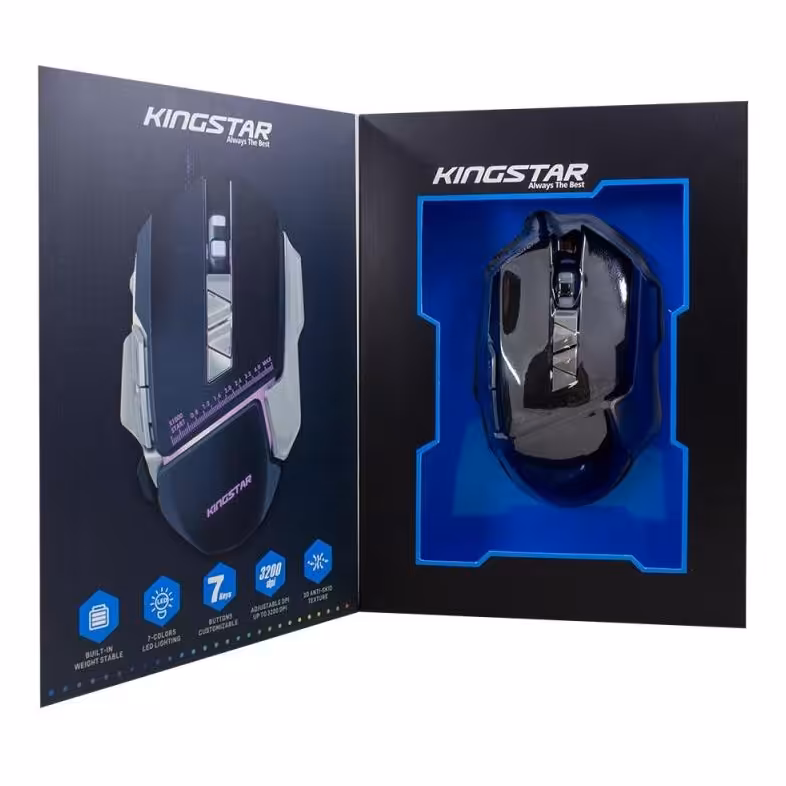 ماوس با سیم کینگ استار مدل KM345G