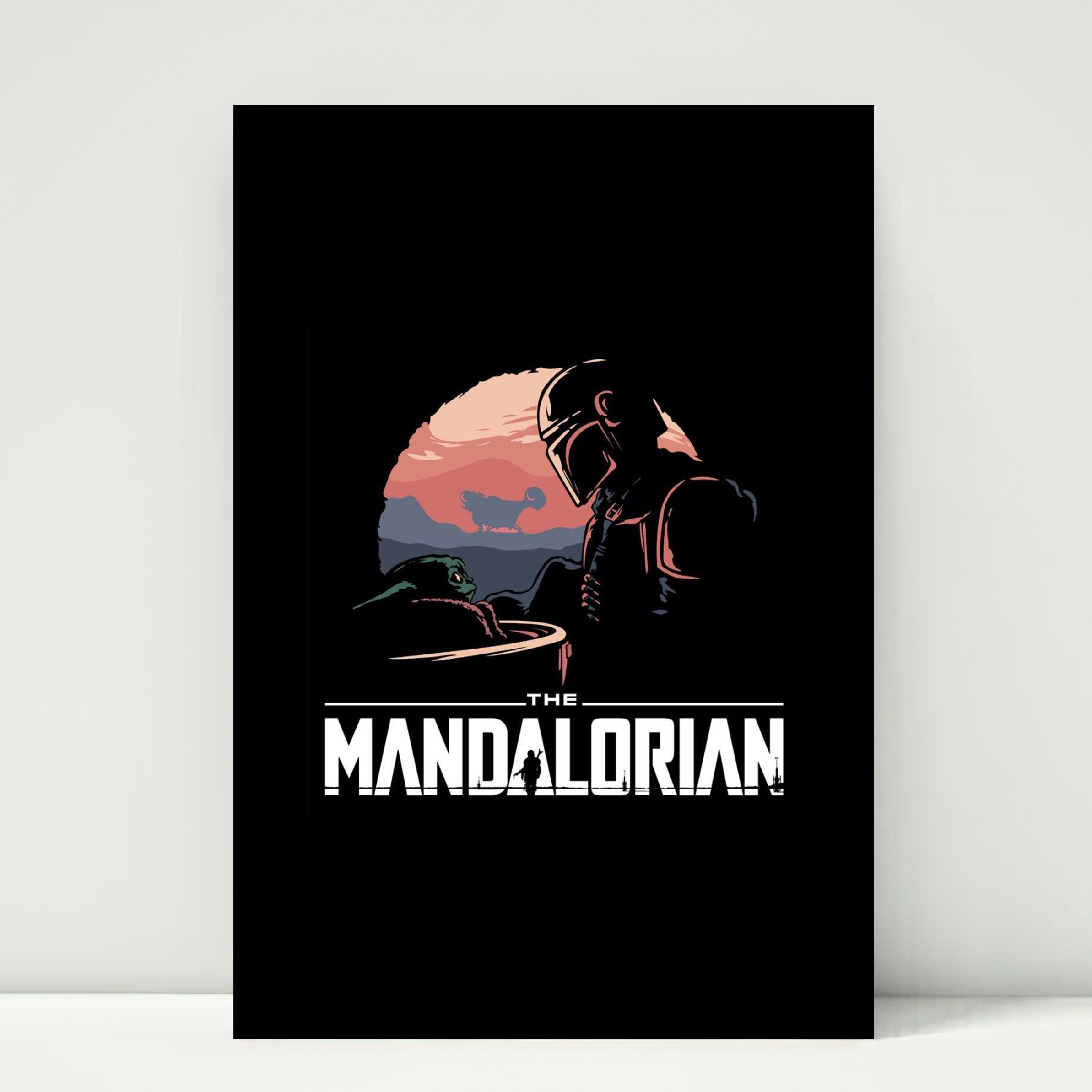 تابلو شاسی گلاک طرح مندلوری Mandalorian کد FMO111