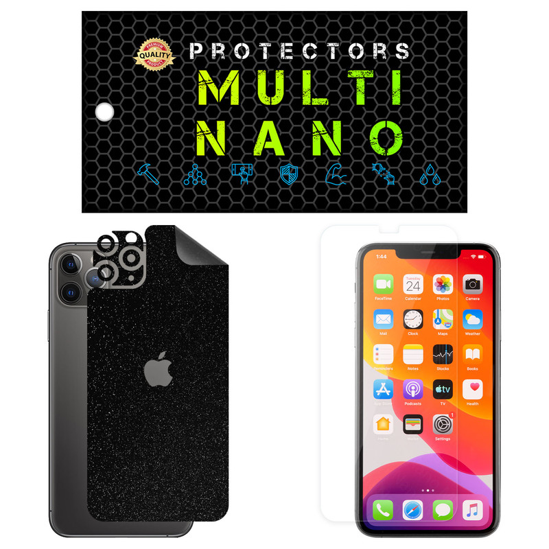 محافظ صفحه نمایش مولتی نانو مدل X-SFG مناسب برای گوشی موبایل اپل iPhone 11 Pro Max به همراه برچسب پوششی | کالا برتری