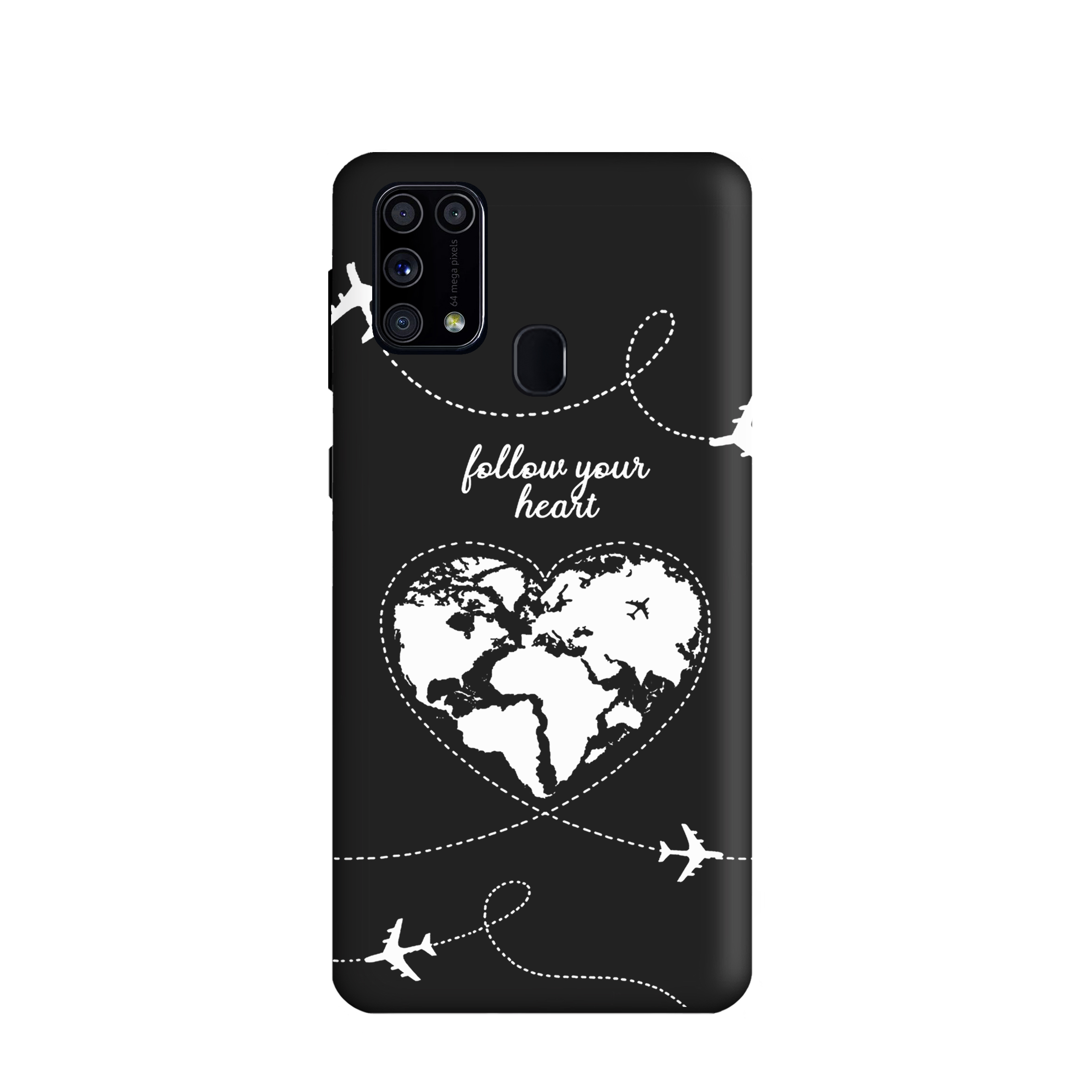کاور طرح نقشه قلب کد y3847 مناسب برای گوشی موبایل سامسونگ Galaxy M31