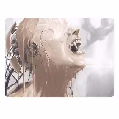 ماوس پد طرح روبات کد B203