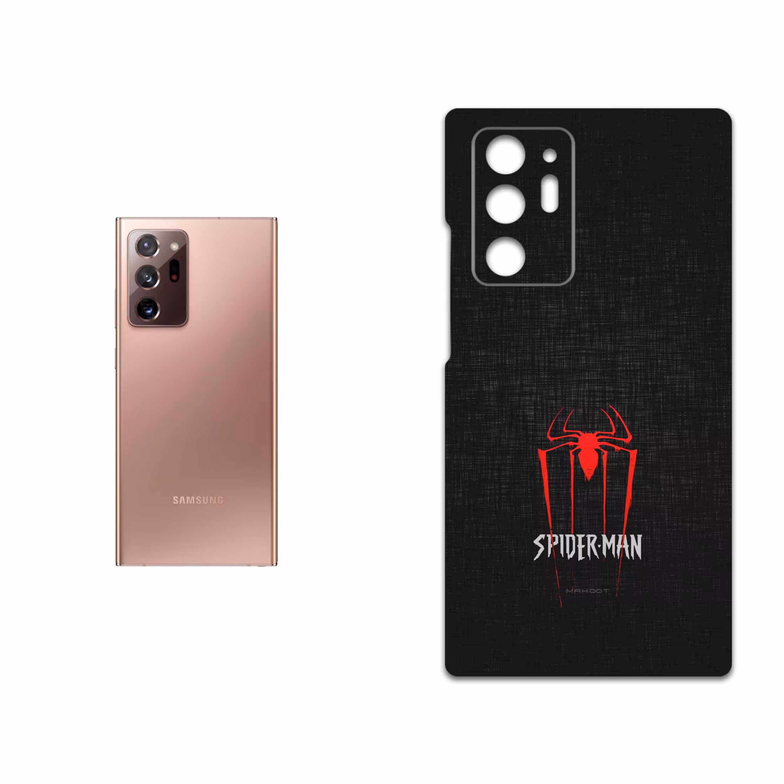 برچسب پوششی ماهوت مدل Spider-Man مناسب برای گوشی موبایل سامسونگ Galaxy Note 20 Ultra