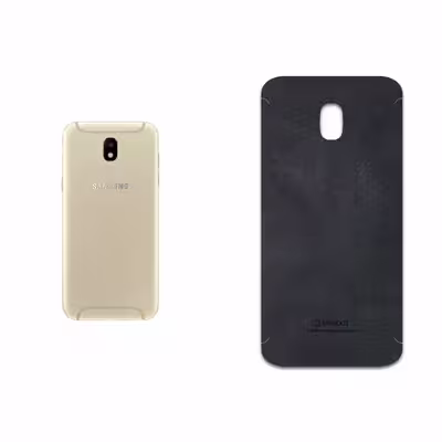 برچسب پوششی ماهوت مدل Graphite Buffalo Leather مناسب برای گوشی موبایل سامسونگ Galaxy J7 Pro