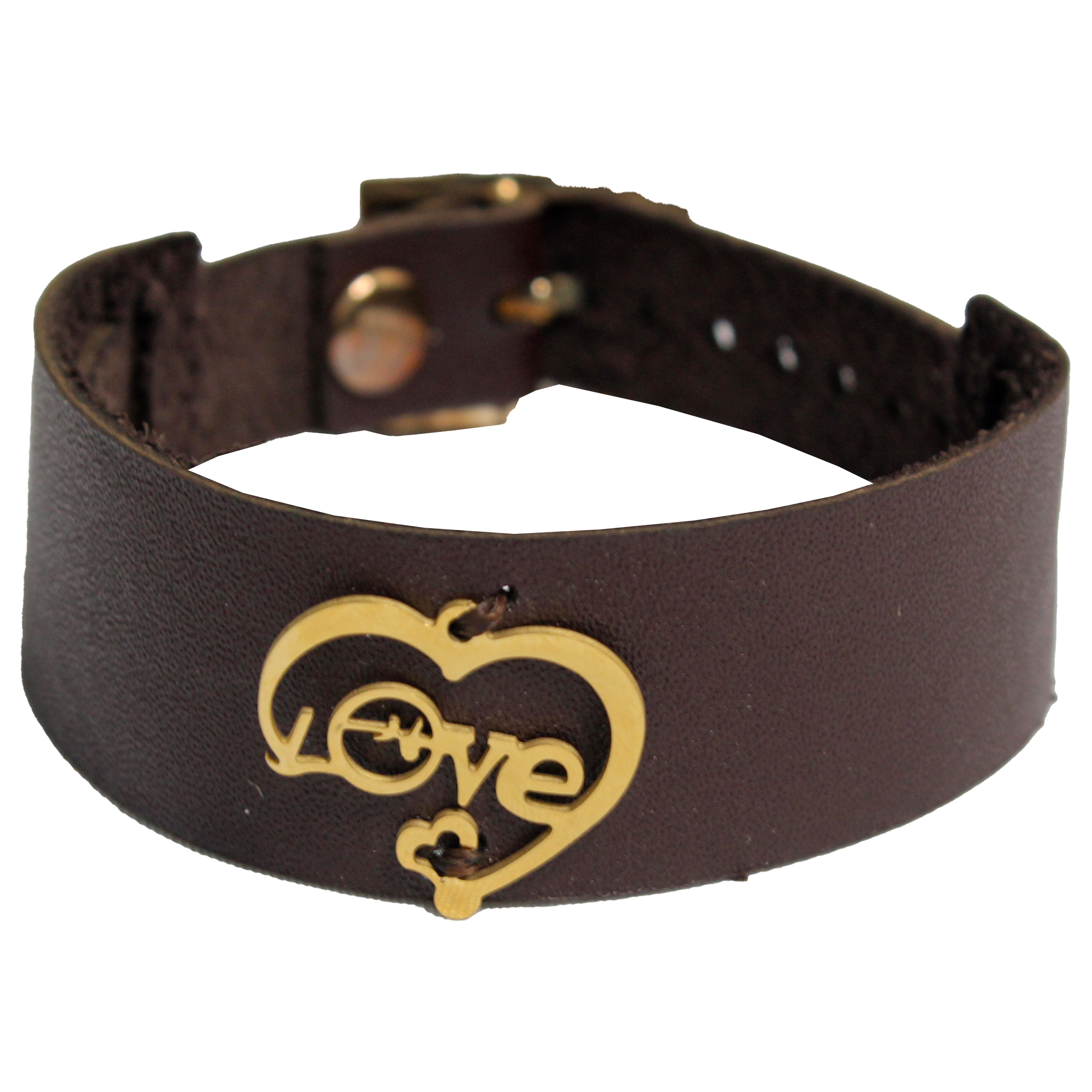دستبند مدل چرم LOVE