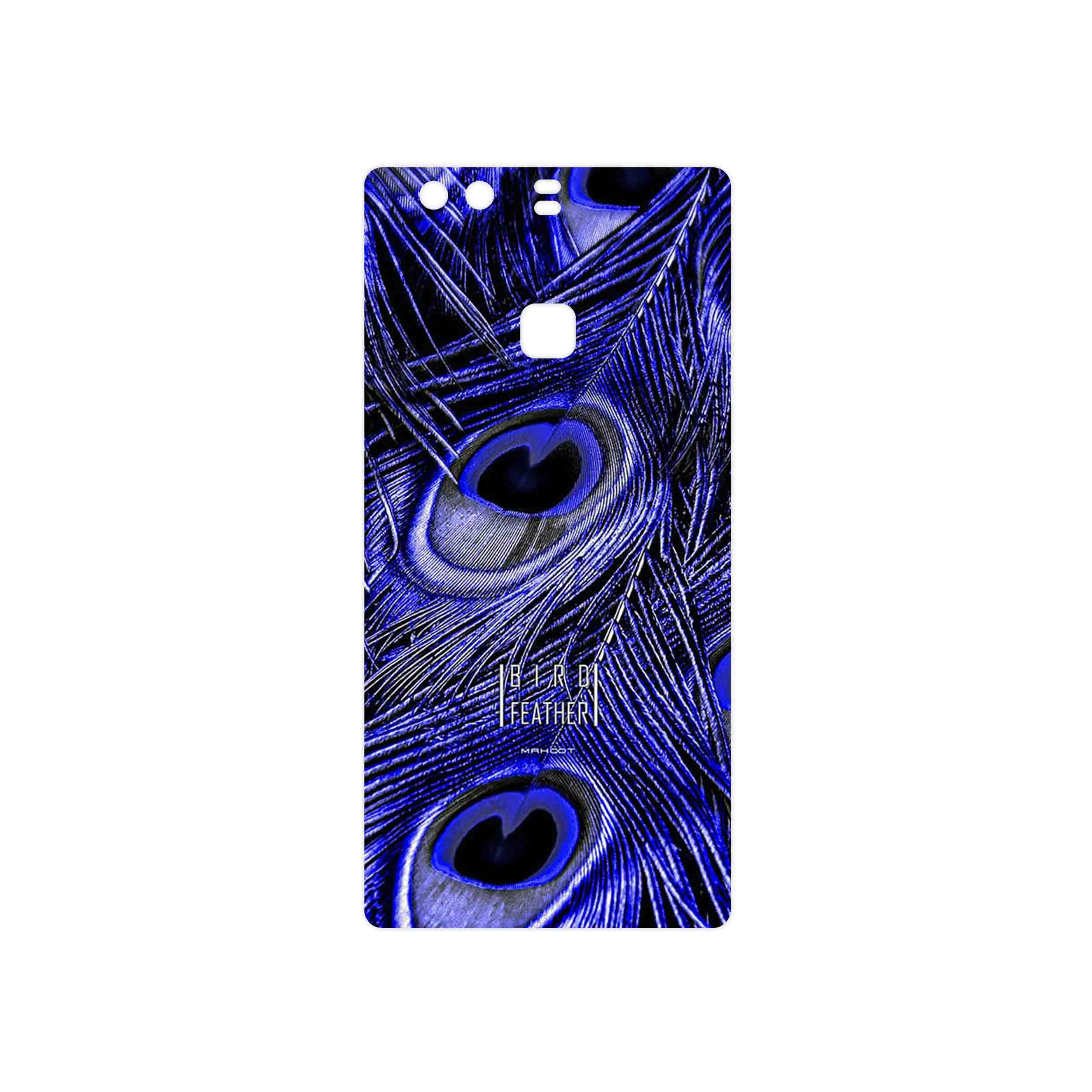برچسب پوششی ماهوت مدل Purple Feather مناسب برای گوشی موبایل هوآوی P9 Plus