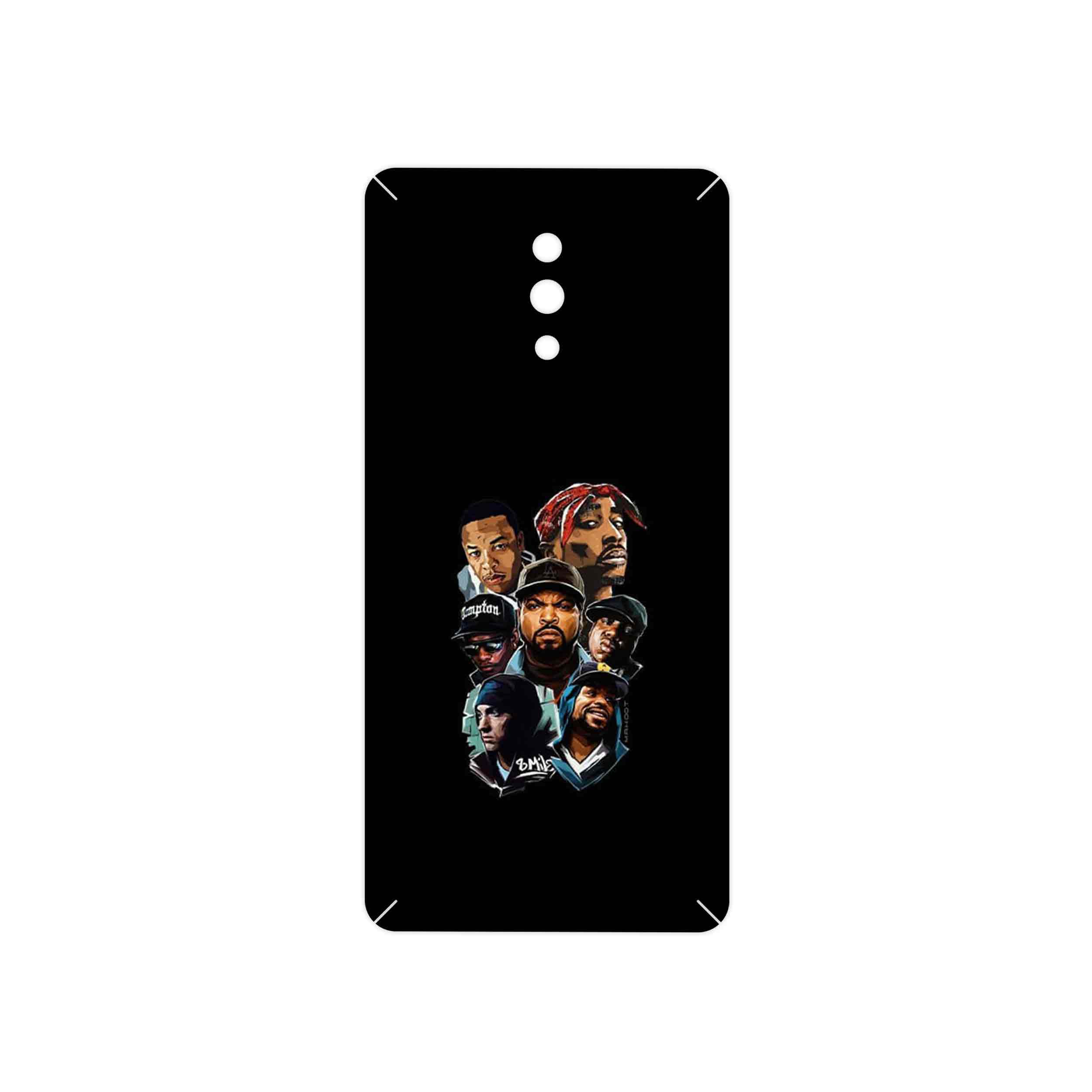 برچسب پوششی ماهوت مدل Great Rappers Digital Art مناسب برای گوشی موبایل اپو RENO 10X