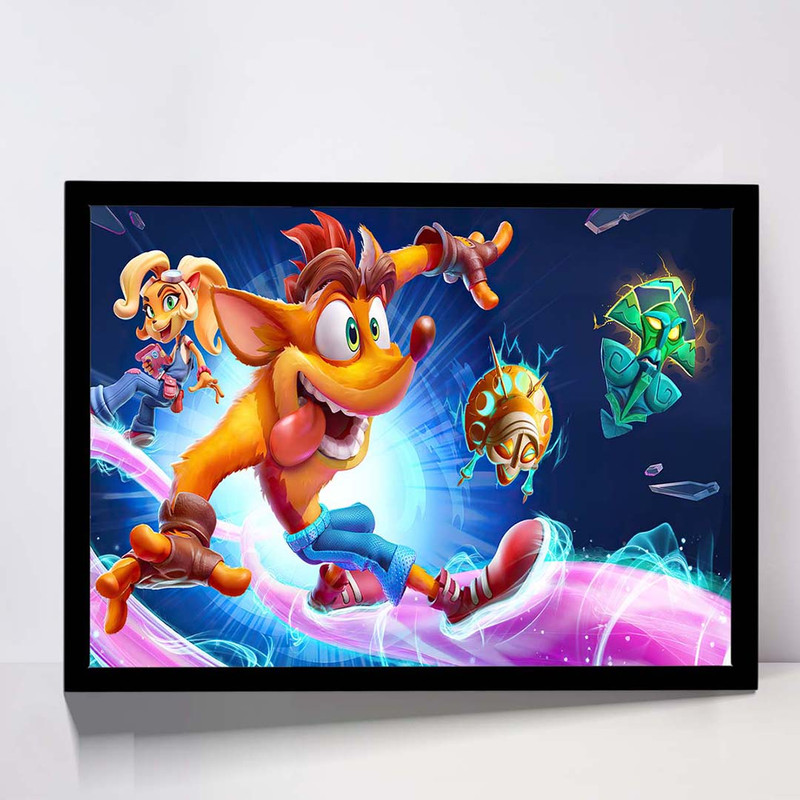 تابلو مدل crash bandicoot کد F-11040 | دنیای قاب