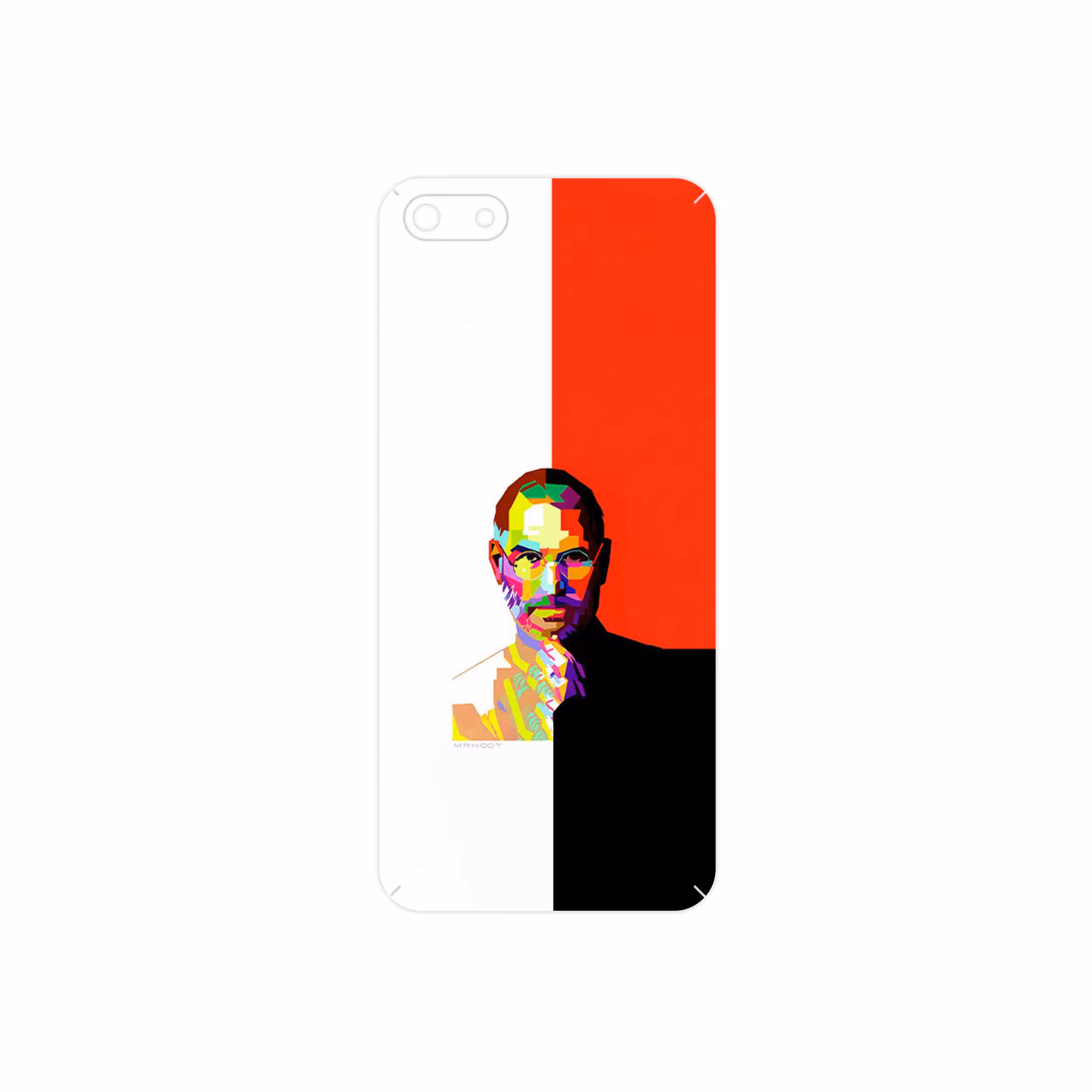 برچسب پوششی ماهوت مدل Collage of Steve Jobs 1 مناسب برای گوشی موبایل آنر 7S