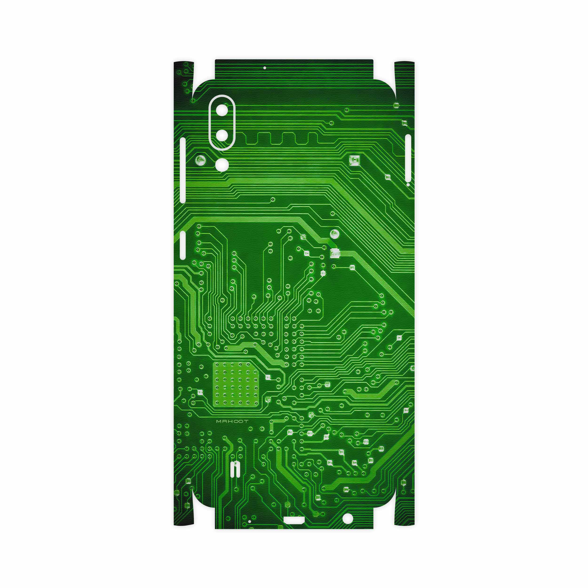 برچسب پوششی ماهوت مدل Green Printed Circuit Board-FullSkin مناسب برای گوشی موبایل سامسونگ Galaxy M10