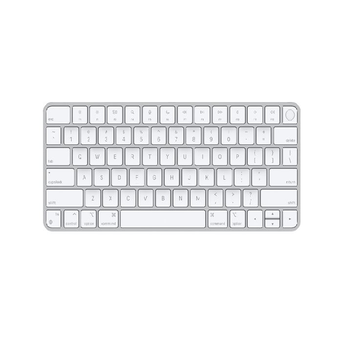 کیبورد بیسیم اپل مدل Magic Keyboard Silver US English With Touch ID MK293
