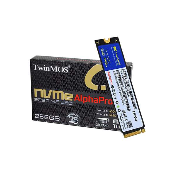 اس اس دی تویین موس مدل AlphaPro M.2 NVMe با ظرفیت 256 گیگابایت