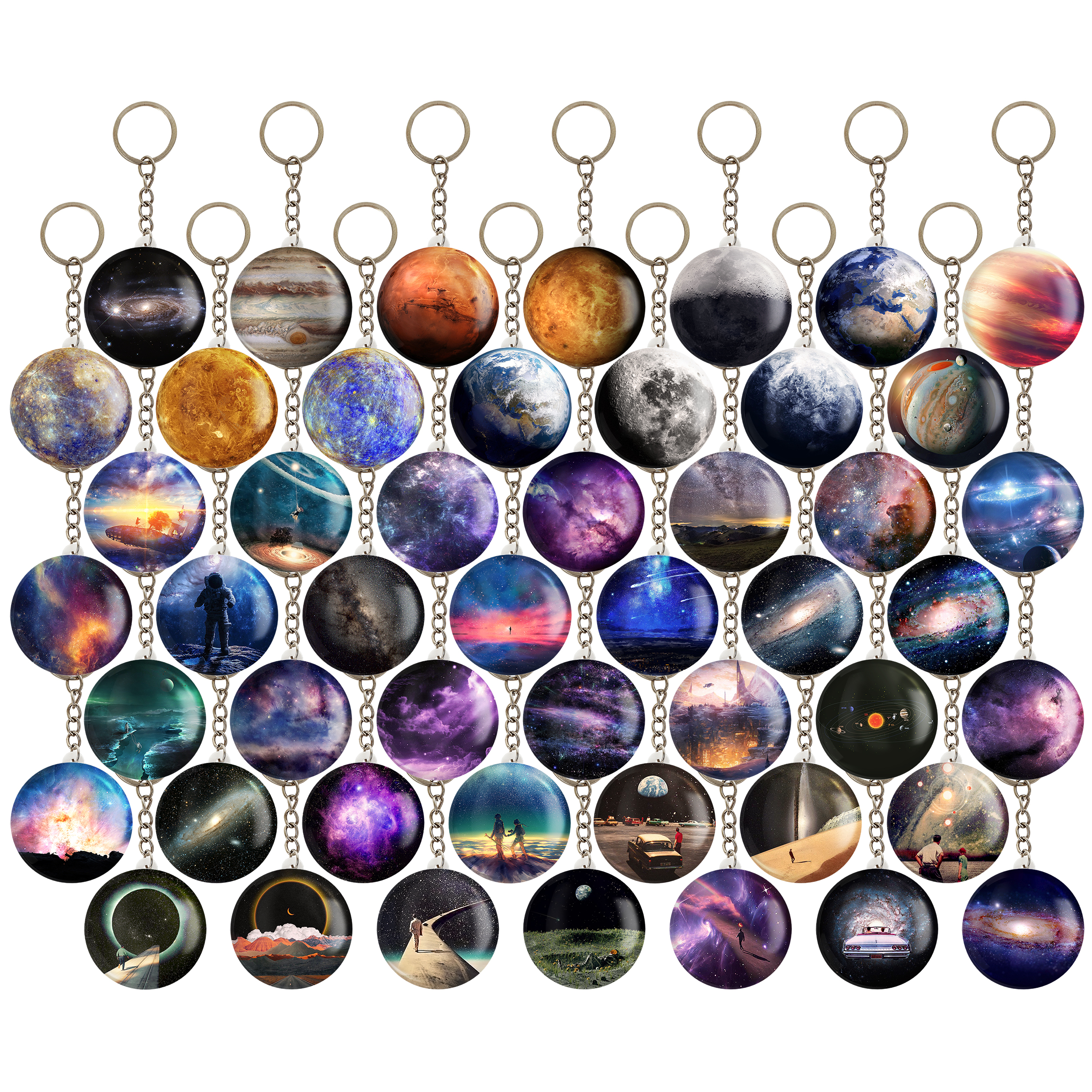 جاکلیدی خندالو مدل کهکشان Galaxy کد 72 بسته 49 عددی