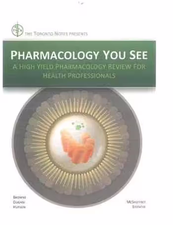 [PDF] دانلود کتاب Pharmacology You See - A High-Yield Pharmacology Review For Health Professionals, 2011