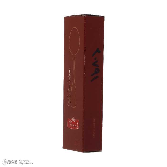 قاشق چای خوری صنایع استیل ایران مدل پاشا رویال براق