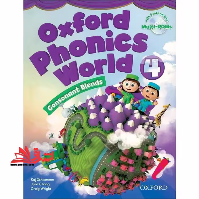 (Oxford Phonics world 4 (SB WB 2CD آکسفورد فونیکس ورلد - فروشگاه کتاب اشراق
