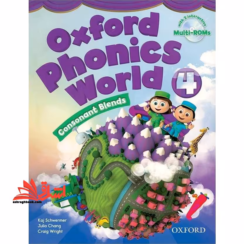 (Oxford Phonics world 4 (SB WB 2CD آکسفورد فونیکس ورلد - فروشگاه کتاب اشراق