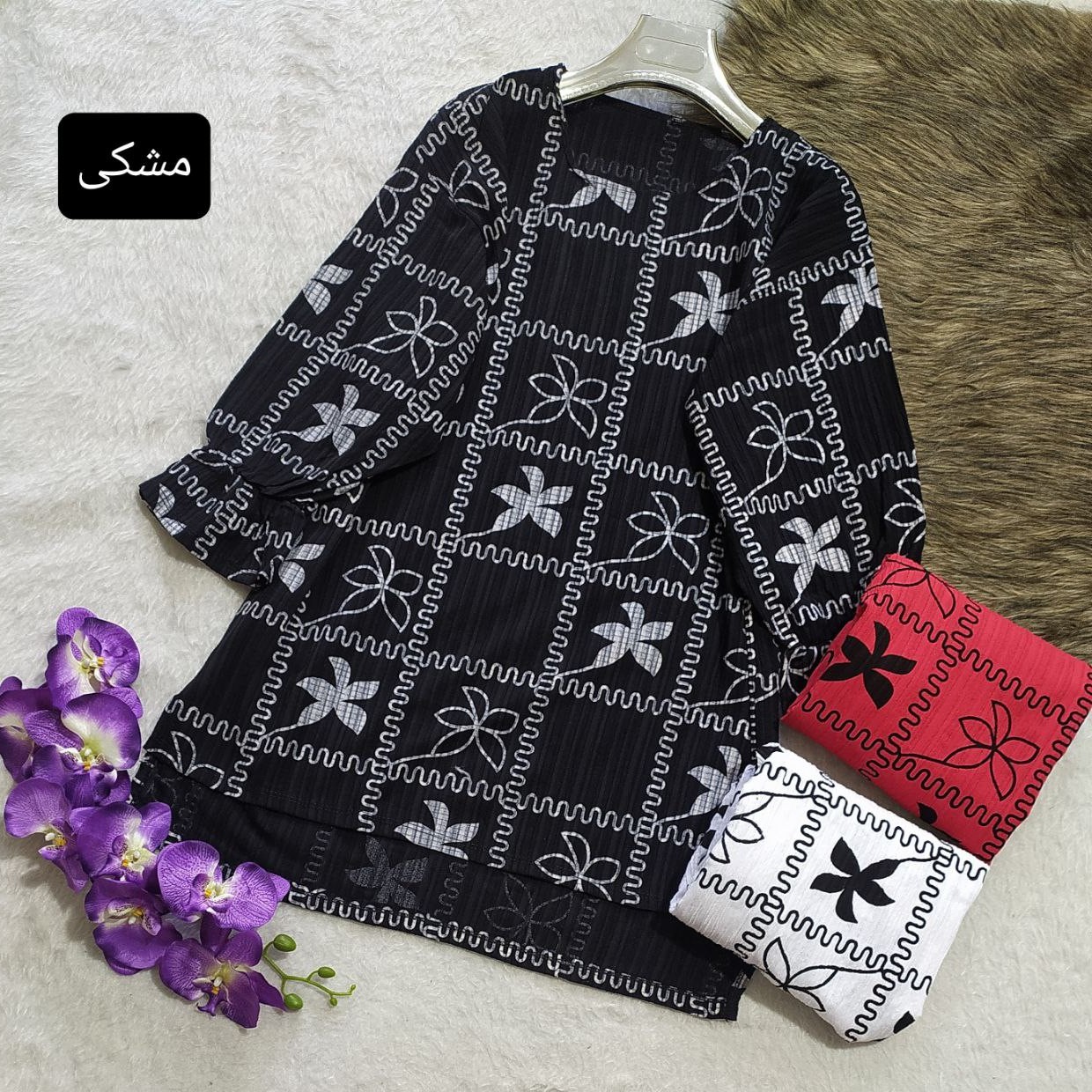شومیز برگ کراش درجه یک