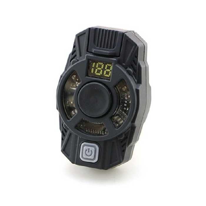 خرید و قیمت فندک پلاسمایی اسپینری چراغ دار مدل D73-1