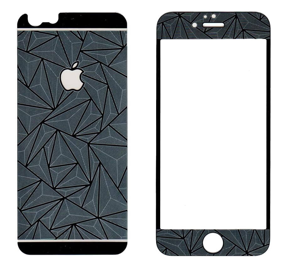 گلس تمام چسب طرحدار آیفون 6/6S