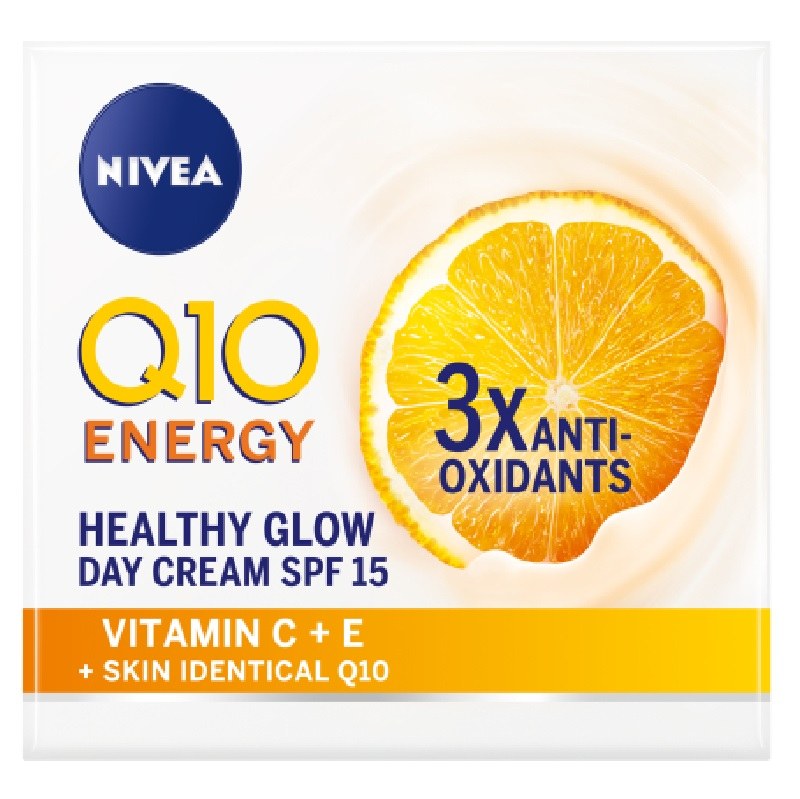 کرم ضد چروک روز نیوآ Q10 Energy با SPF15 حاوی ویتامین C و E حجم 50 میل