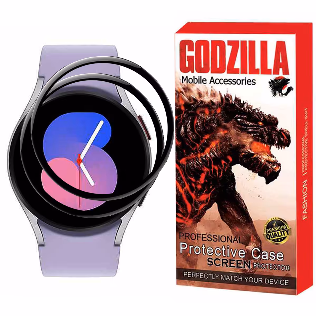 محافظ صفحه نمایش گودزیلا مدل G-PMMA مناسب برای ساعت هوشمند سامسونگ Watch 5 44mm بسته 2 عددی