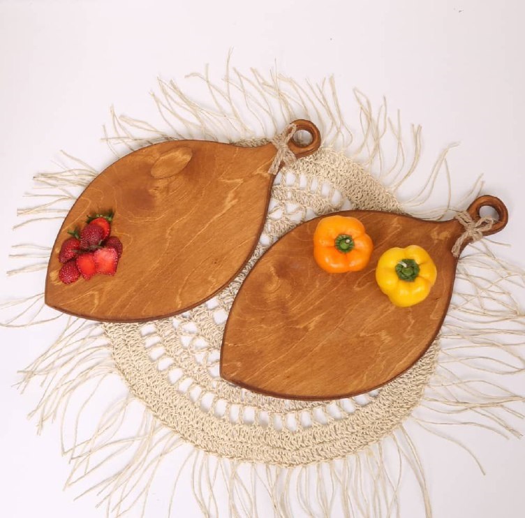 تخته چوبی سرو ماهی