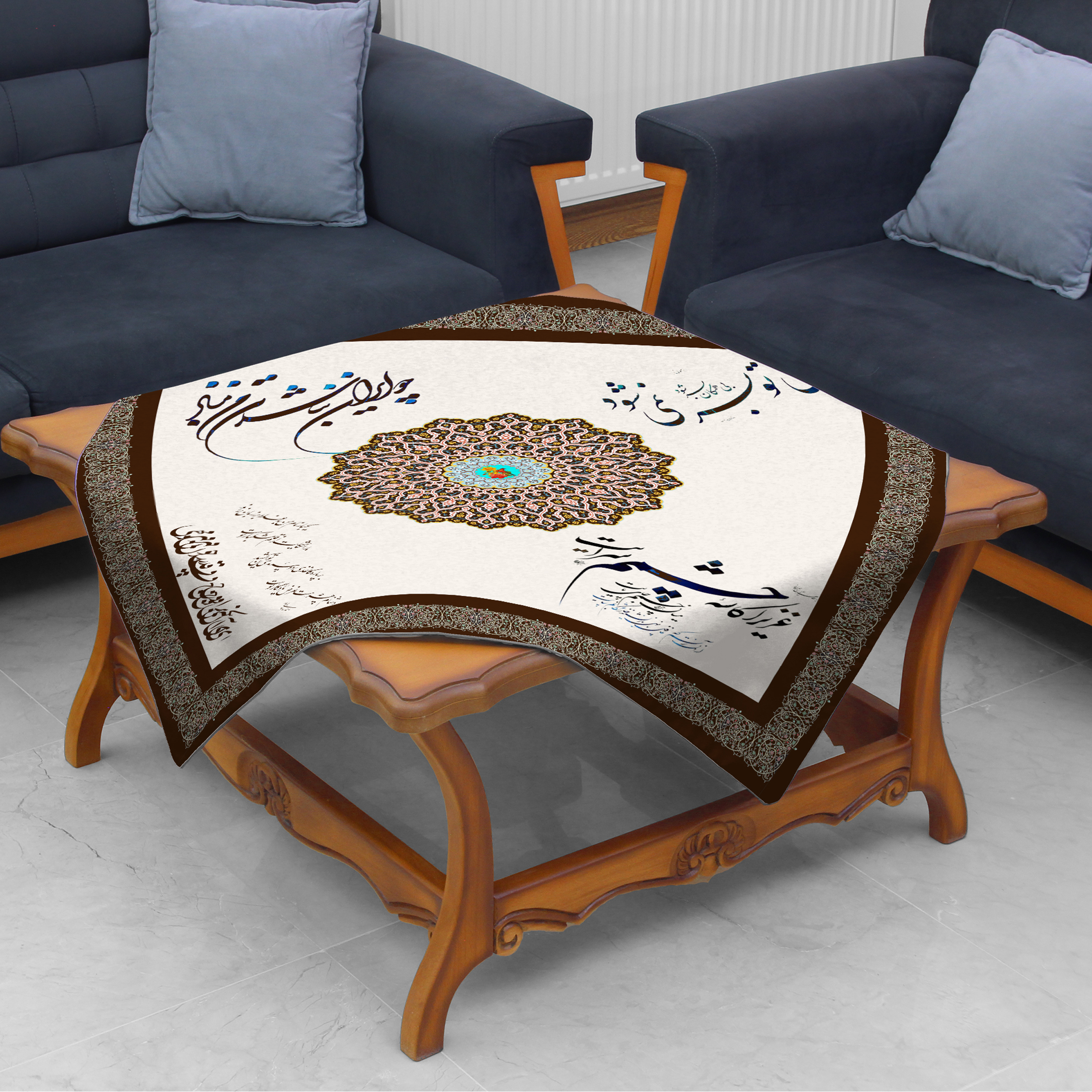 رومیزی طرح نوشته کد 9911