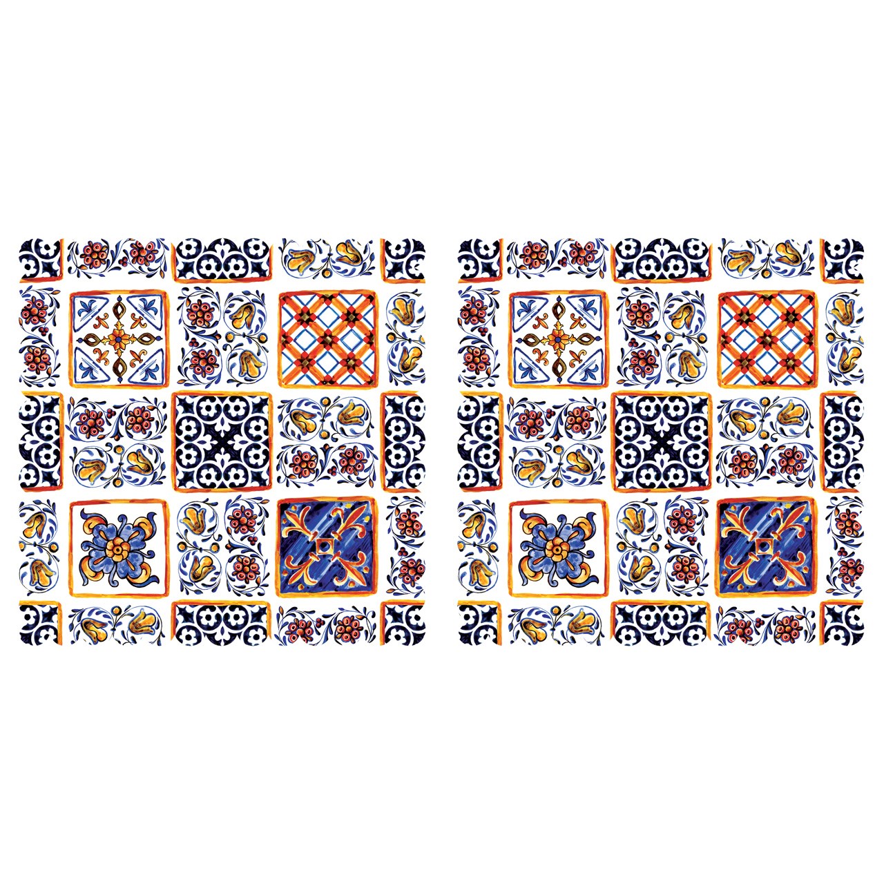 رومیزی رنس مدل T3-42080 سایز 40x40 سانتی متر مجموعه 2 عددی